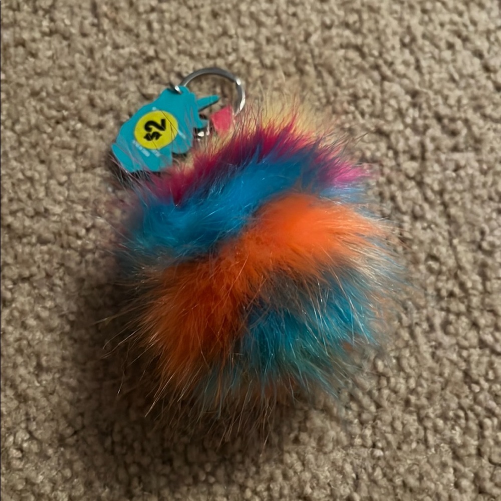 jojo siwa pom pom ball keychain